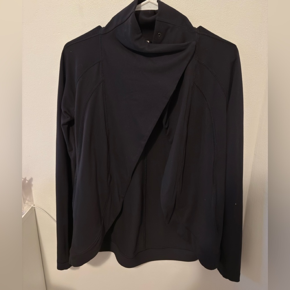Lululemon Rulu Rally Wrap Jacket, Black, Size 2